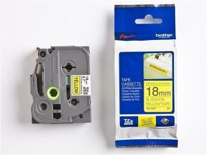 Páska, žlutá-černá, 12 mm x 8 m, BROTHER