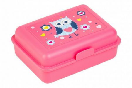 Box na svačinu Sovičky (box na svačinu, svačinový box na potraviny) (Baagl)