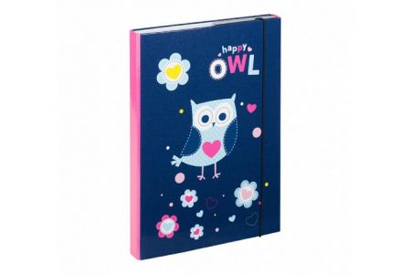 Desky na školní sešity A4 Sovičky (Baagl)