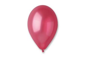 Nafukovací balónek červený metalový 30cm 12&quot;