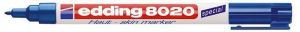 Popisovač na kůži "8020", modrá, kulatý hrot, EDDING