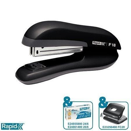 Sešívačka "F18", černá, 30 listů, RAPID