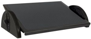 Opěrka noh "Relax Steel", černá, kov, WEDO