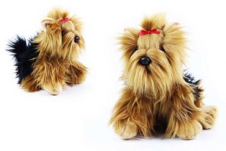 Plyšový pes jorkšír 30cm