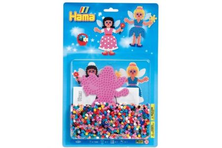 HAMA zažehlovací korálky MIDI - korálkový set víla (cca 1100 kusů korálků)
