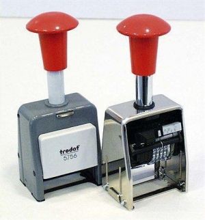 Razítko číslovací, plastové, 6 znaků, TRODAT "5756P"