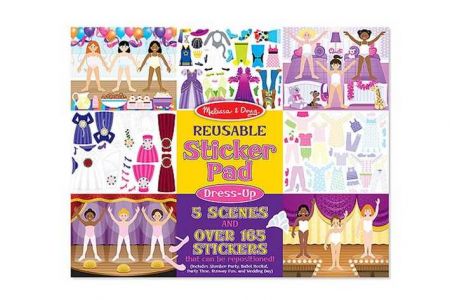 Melissa & Doug - Blok s adhezními samolepkami - Oblékání