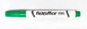 Popisovač na bílou tabuli "WB04", zelená, 1,1mm, kuželový hrot, FLEXOFFICE