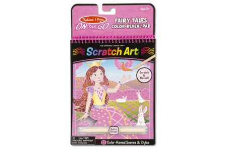 Melissa & Doug - Škrabací obrázky Pohádky (škrabací obrázek)