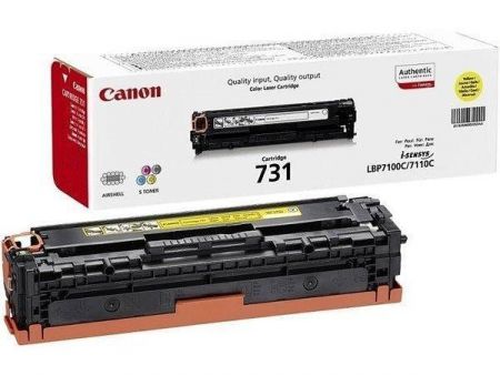 CRG-731Y Toner pro MF 8230 tiskárnu, CANON žlutá, 1,5 tisíc