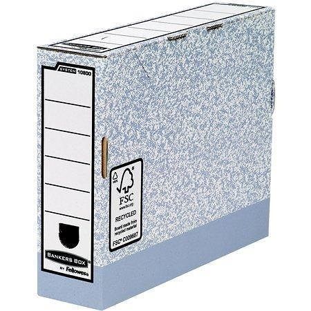 Archivační krabice "BANKERS BOX® SYSTEM", šedá, 80 mm, A4, FSC®, FELLOWES