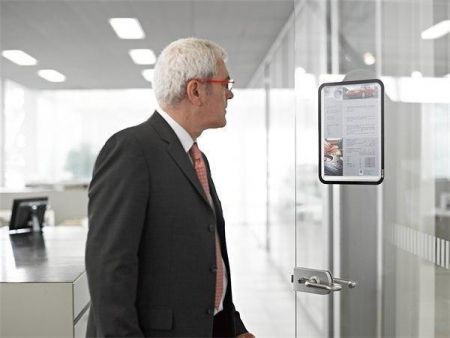 Prezentační kapsa "Magneto", černá, samolepící, A4, TARIFOLD