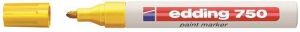 Lakový popisovač "750", žlutá, 2-4mm, EDDING