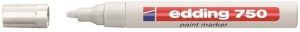 Permanentní lakový popisovač "750", bílá, 2-4mm, EDDING