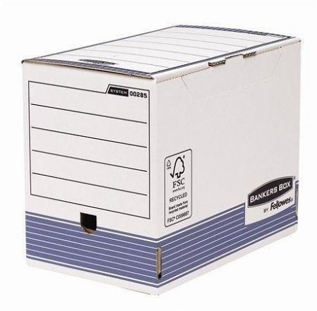 Archivační krabice "BANKERS BOX® SYSTEM by FELLOWES®", modrá, 200 mm, A4, FELLOWES