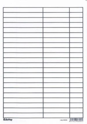 Plastová psací podložka A5