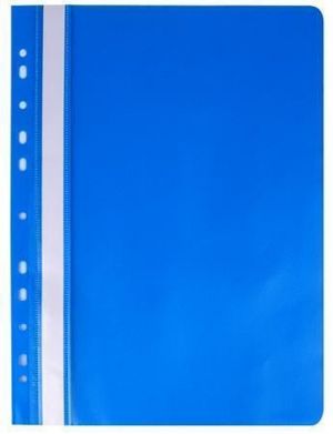 Desky s rychlovazačem, europerforace, modré, PP, A4, VICTORIA