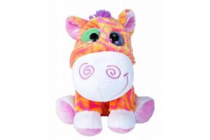 EDEN Plyš očka Zebra neon 15cm