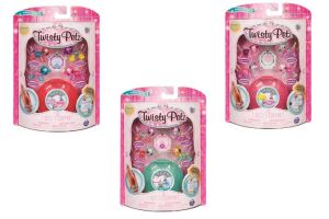 Twisty petz zvířátka/náramky miminka čtyřbalení
