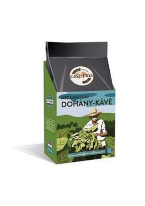 Káva "Tabáková káva Nicaragua", pražená, zrnková, 125 g, CAFE FREI