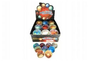 Sliz - hmota planety sluneční soustava 7cm, mix barev