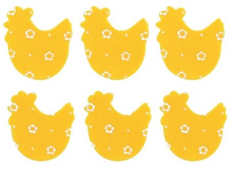 Slepička s lepíkem 3,5 cm, 8 ks v sáčku