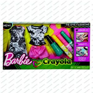 Barbie D.I.Y.crayola batikování