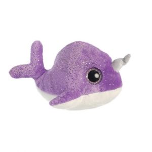 Plyšový Yoo Hoo Naree narval fialový 15 cm