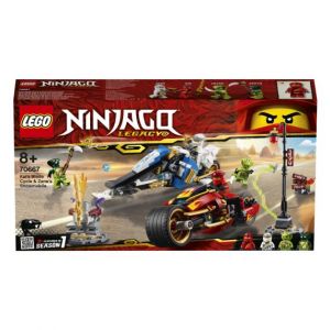 Lego Ninjago 70667 Ninjago Kaiova motorka s čepelemi a Zaneův sněžný vůz