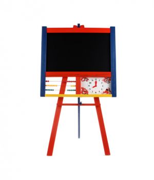 Tabule stojanová s počítadlem a hodinami barevná