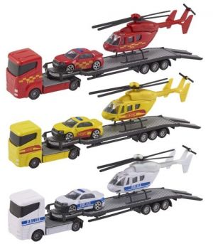 Teamsterz tahač + helikoptéra + auto