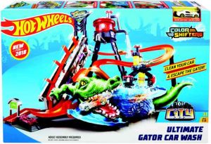 Hot Wheels city ultimátní automyčka s aligátorem