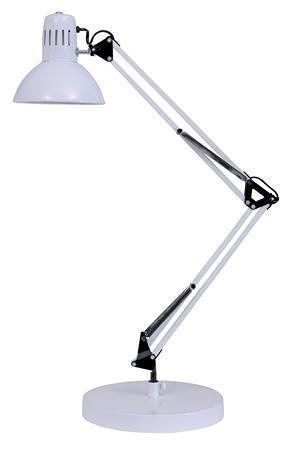 Stolní lampa "Architect", bílá, 11W, ALBA