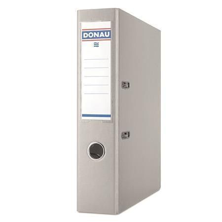 Pákový pořadač "Rainbow", šedý, 75 mm, A4, PP/karton, DONAU