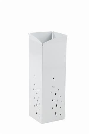 Stojan na deštníky "Pure Line", bílá, kov, ALBA