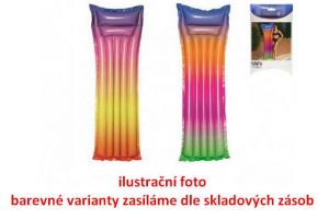 Lehátko nafukovací 183x69cm duhové max. 90kg