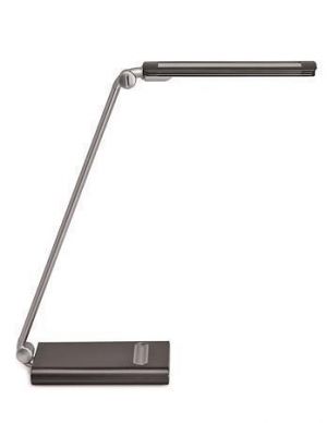 Stolní lampa "Pure", šedá, LED, USB, nastavitelná, MAUL