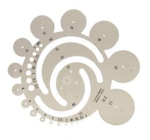 Šablona radiusová, plastová, KOH-I-NOOR "z32"