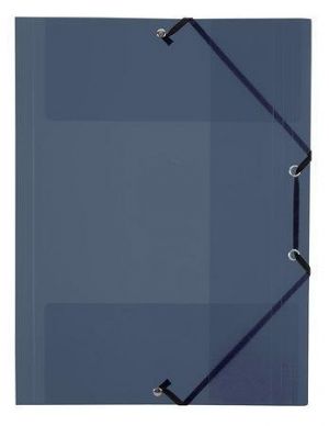 Desky s gumičkou "Propyglass", kouřová, 15 mm, PP, A4, VIQUEL