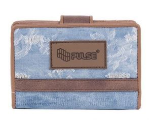 Peněženka "Jeans Worn Out", modrá-hnědá, PULSE 