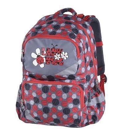 Batoh "Lady Bug", šedá, 22 litrů, anatomický, PULSE