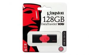 USB flash disk "DT106", 128GB, USB 3.0, KINGSTON