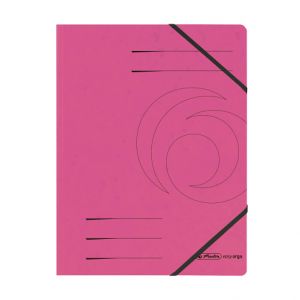 Desky s gumou A4 prešpánové, růžové (Herlitz)