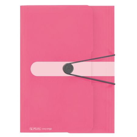 Desky s gumou A4/3chlopně, PP, indones (Herlitz)