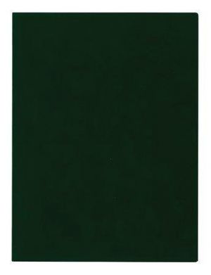 Obal na certifikáty plyšový, zelená, A4, VICTORIA