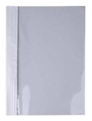 Desky s rychlovazačem, bílé, tvrdý zadní obal, PVC, A4, VICTORIA