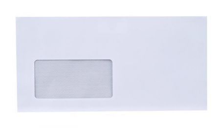 Obálka, LA4 "DL", samolepicí, 110 x 220 mm, s okénkem vlevo, VICTORIA, 1000 ks