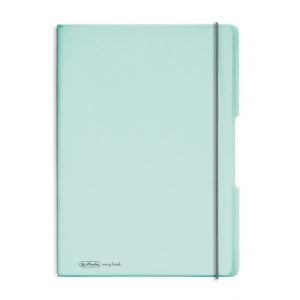 Sešit my.book flex A4/40 linka + 40 čtvereček PP, mint (Herlitz)
