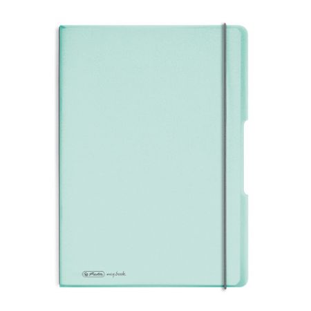 Sešit my.book flex A4/40 linka + 40 čtvereček PP, mint (Herlitz)