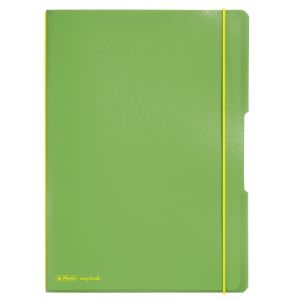 Sešit my.book flex A4/40 linka + 40 čtvereček, PP zelený (Herlitz)